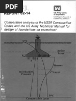 Download Comparative Analysis of the USSR Construction Codes and the US Army Technical Manual for Design of Foundations on Permafrost - Fish 1982 by Guofang Xu SN284174289 doc pdf
