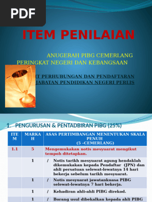 Item Penilaian Pibg Pdf