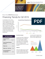 Financing Trends For Q2 2015