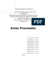 Actos Procesales Trabajo Terminado