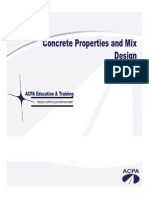 Concrete Properties and Mix Design