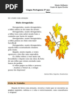 Ficha 3º Ano Portugues 2.