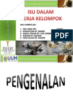 Isu Dalam Kerja Kelompok