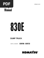 Download Shop Manual Truck Komatsu 830E by zender07 SN284185741 doc pdf