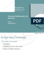Lecture 05 - Differentiation 1