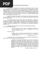TEXTO Atitude Originante Do Filosofar FILOSOFIA