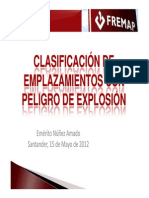 Clasificacion de Emplazmietos Con Peligro de Explosion