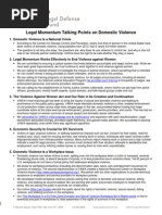 Download Legal Momentum Talking Points on Domestic Violence  by Legal Momentum SN284189000 doc pdf