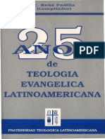 25 Años de La Teologia Evangelica Latinoamericana