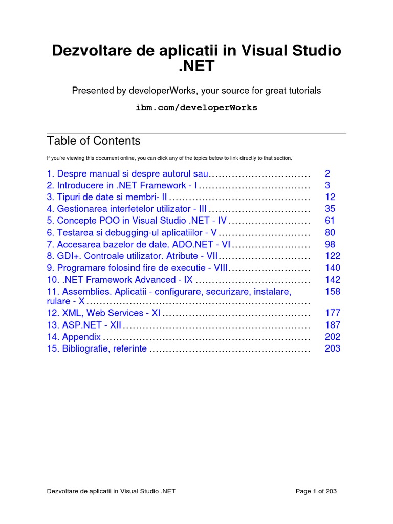 Net Framework | PDF