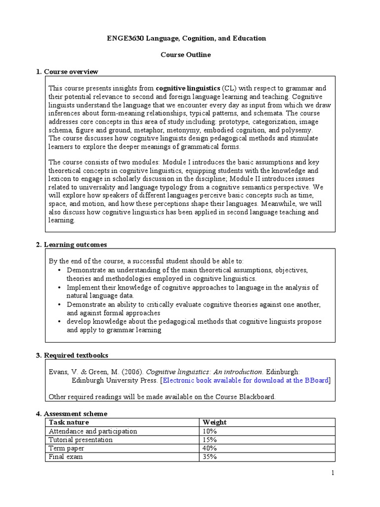 OUTLINE OF LINGUISTICS visual data 2