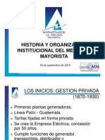 1 Historia y Organizacion Institucional