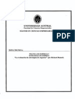 La Evaluación de Estrategias de Negocios-Richard Rumelt.