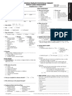 Physical Therapy Lymphedema Assessment Form | PDF | Edema | Medical ...