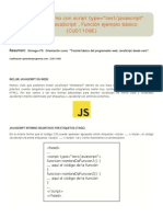 JavaScript Interno Con Script Type - Text - Javascript - Intérprete JavaScript