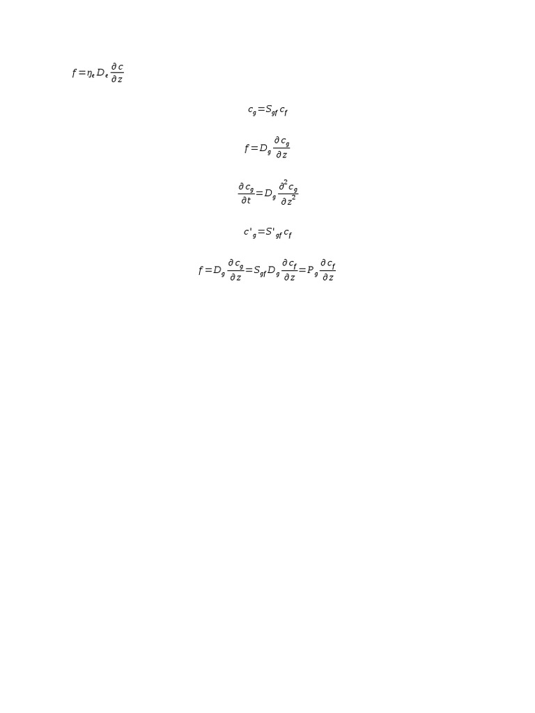 Advanced Mathematical Equations | PDF