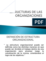 Estructura de Las Organizaciones