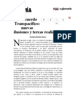 La Jornada- El Acuerdo Transpacífico- Nuevas Ilusiones y Tercas Realidades