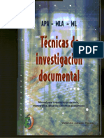 Jurado Yolanda - Tecnicas de Investigacion Documental