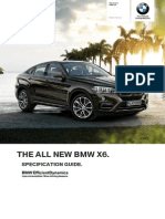 2015 BMW X6 X16 Specifications (Australia)