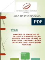 Linea de Investigación