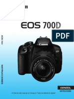 EOS 700D Instruction Manual ES
