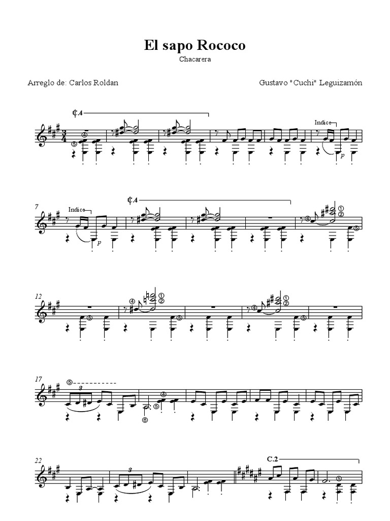 El Sapo Rococo | PDF