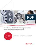 New Swelab Alfa Plus Hematology Analyzers Raise Quality and Reliability