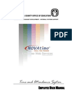 Novatime Employee Training Manual 1