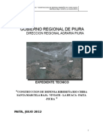 Defensas Riberenas Rio Chira Sector Santa Marcela Piura Peru