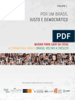 Por um Brasil justo e democrático v.1
