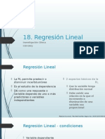 18. Regresión Lineal