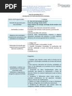 Guía de Aprendizaje II