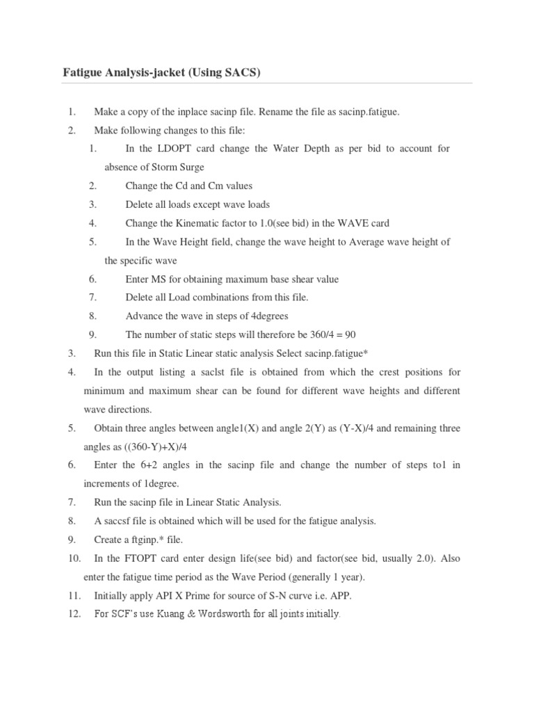 Fatigue Analysis Pdf Fatigue Material Computing And Information