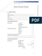 Qaqc Form For Pentron Application