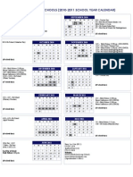 Boxford Public Schools (2010-2011 School Year Calendar)