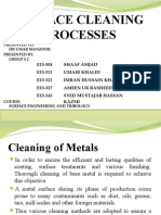 Surface Cleaning Processes
