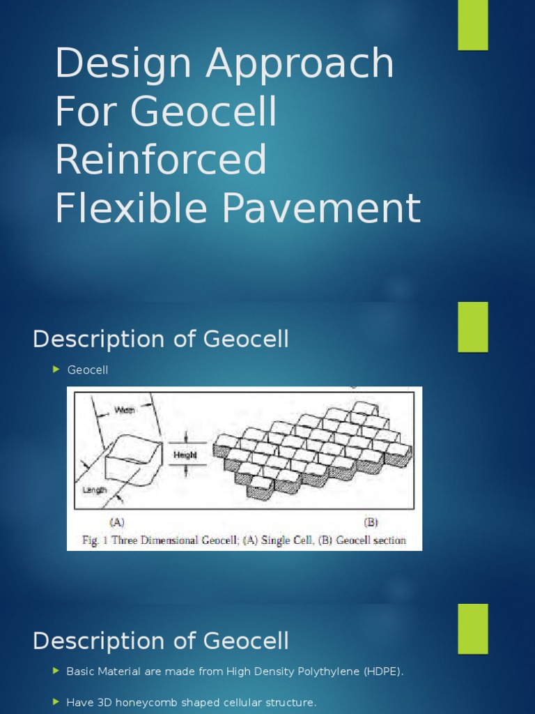 Geocell Design for Flexible Pavements | PDF | Home & Garden | Science ...