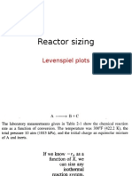 Reactor Sizing: Levenspiel Plots