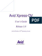 Avid XpressDV User Guide