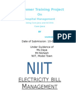 Electricity Bill Anagement: A Summer Training Project