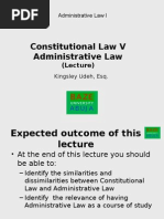 Download Constitutional Law v Administrative Law by John O Ichie SN284279171 doc pdf