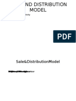 Sale and Distribution Model