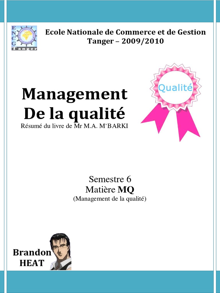 management de la qualité  Management de la qualité  Processus d'affaires