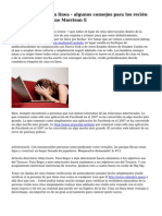 Etiqueta de Citas en L?nea - Algunos Consejos para Los Reci?n Llegados Por Suzanne Morrison E