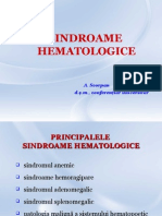 Medicina Interna - Sindroame Hematologice