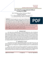 Biokinetic Study of Fish Processing Industrial Effluent Treatment in FBBR