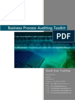 Business Process Auditing Toolkit