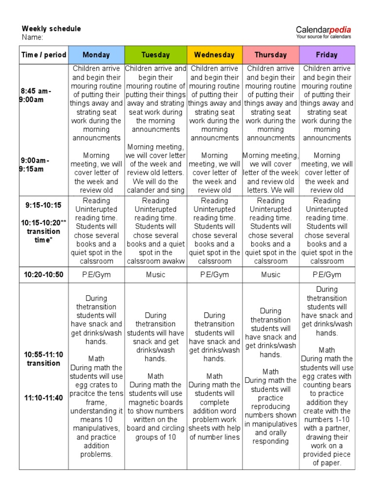 One Week | PDF | Foreign Language Studies | Wellness