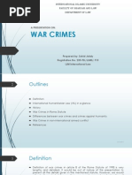 War Crimes